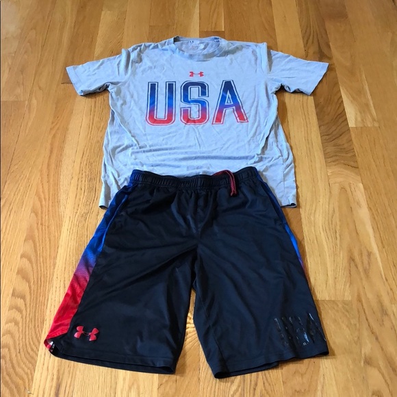 Under Armour Boys Shirt and Short set